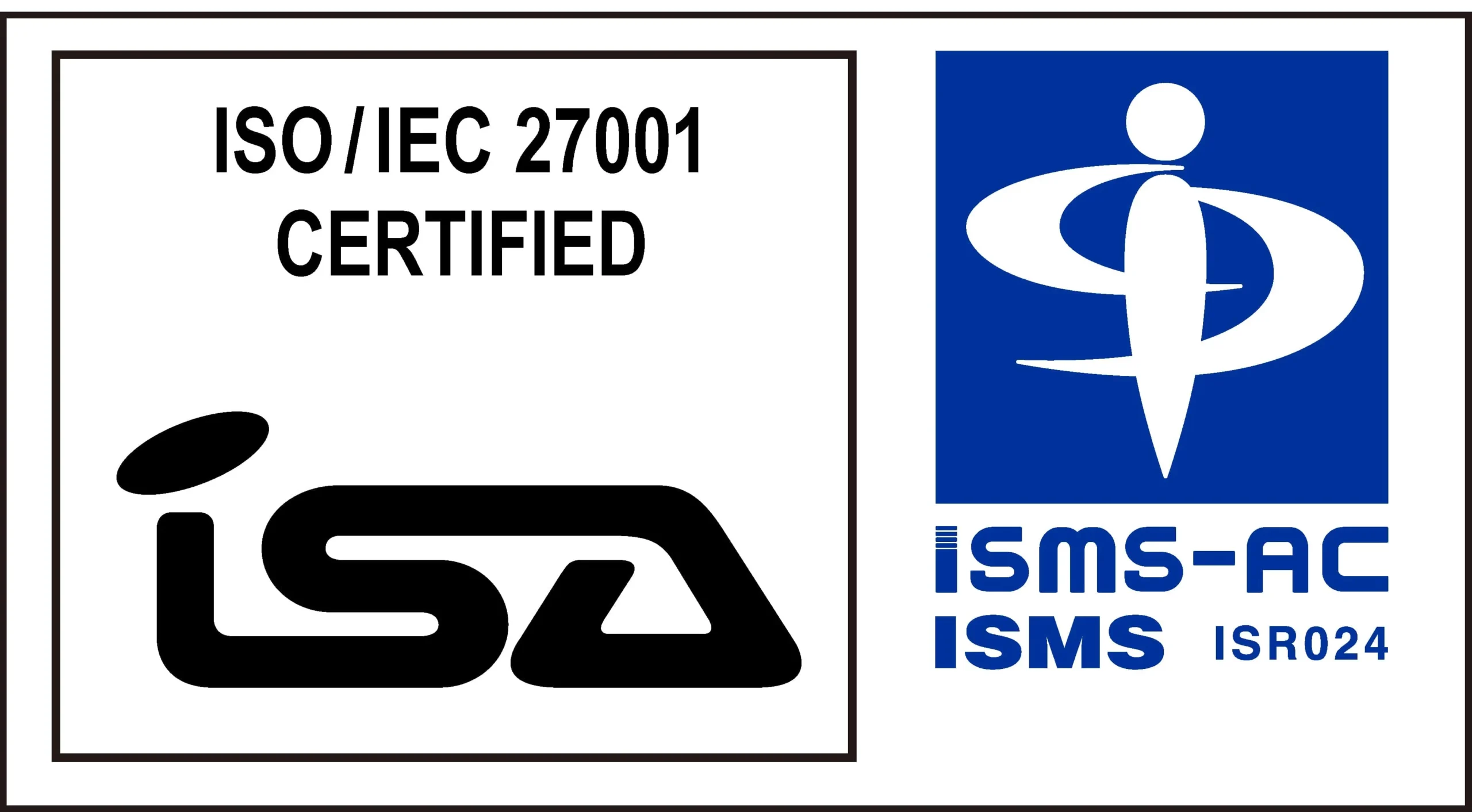 ISMS適合性評価制度ISO/IEC27001<br />
認証取得